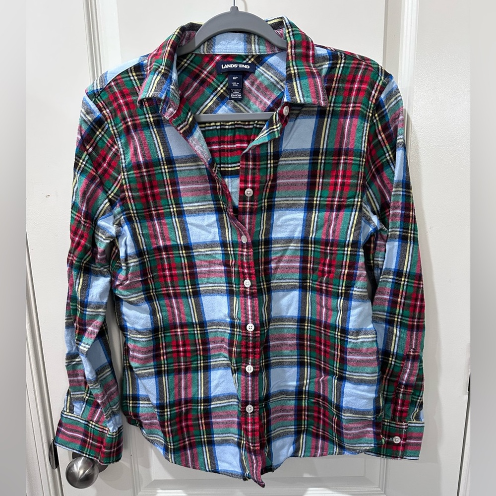 Land’s End Button Down Shirt - Size 6P